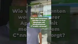 🌱Wie viele Patienten versorgt Ihre Apotheke mit medizinischem Cannabis? | Drapalin #shorts #umfrage