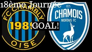 FC Chambly Oise - Chamois Niortais [1-(2)] (Goal 25') by Thibaut Vion