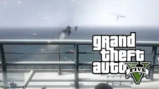 Flying into the wall: GTA V