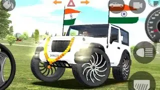 Modified Mahindra Thar white Thar 😈: Indian new car&ndash;(gadi wale game); Android games: tharox Android