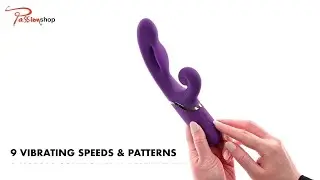 Evolved Pleasure Puff Demo | Inflatable Dual Vibrator with 3 Motors
