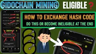 How to Exchange / Use GidoChain Hash Code | Fix Airdrop Ineligibility