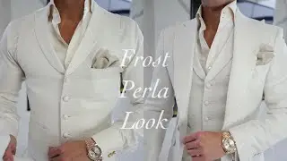 The Perfect Off White Suit With Shine | #shorts