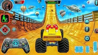 Impossible Mega Ramp Race 3D Challenge – Monster Truck Stunt Car Simulator – Android Gameplay 2025