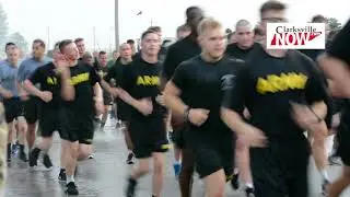 Division Run at Fort Campbell for 75th birthday of 101st