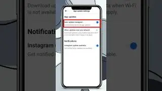 Instagram Me auto update kaise band kare🤔 #short #tech #viral #youtubeshorts