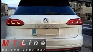 VW Touareg 3, MY2019 - rear LED DRL lights activation - vključitev zadnjih LED dnevnih luči