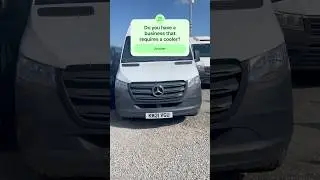 Mercedes sprinter Van and VW Crafter Freezer van #commercialvehicles #automobile #outsidevan