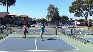10/22/25 Men  double advance Tom(orange) Chinh(blue) Vs Khoi(gray) Jose(green)