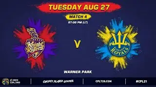 LIVE | Trinbago Knight Riders vs Barbados Royals | CPL 2021