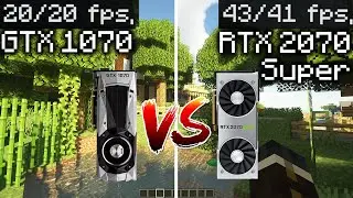 (2x The FPS!) RTX 2070 SUPER vs GTX 1070 w/ SEUS PTGI E12 [1440p/60FPS]