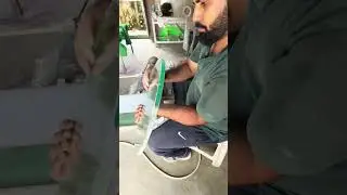 Round glass cutting 💇 