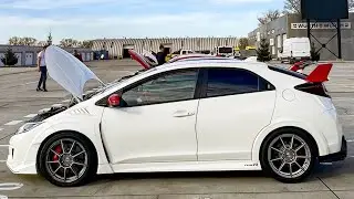 TIME ATTACK with HONDA CIVIC TYPER FK2 2:30:02 NEW PB !! SLOVAKIARING var.4