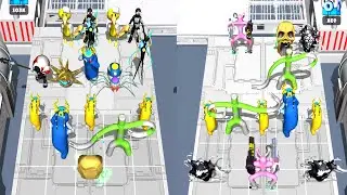 Merge Monster 100 Door : Blue Rainbow Friends vs Yellow Monster, Merge Rainbow Friends 2