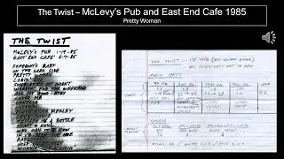 The Twist   McLevy's Pub and East End Cafe 1985
