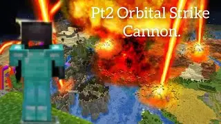 Orbital Strike cannon With commands ON BEDROCK ONLY(Pt2)