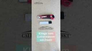 Cuttermesser stumpfe Klinge wechseln - Anleitung #kartonmesser #cutter #diy #handwerk  #ordnung