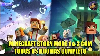 Minecraft story mode 1 e 2 download pc pt-br