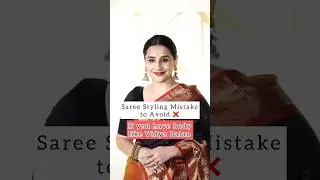 Saree is not for curvy body type? #styling #saree #vidyabalan #curvy #curvyfashion