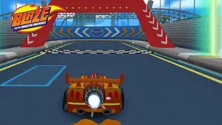 Blaze y los Monster Machines 🔥 ¡Sprint Extremo entre Dunas Ardientes!