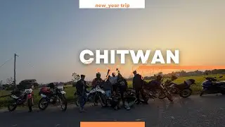 Chitwan Bike Trip Vlog | New Year Ride from Kathmandu 🇳🇵