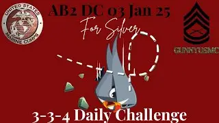 Angry Birds 2 AB2 3-3-4 Daily Challenge Today 03 January 2025 - for Silver