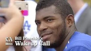 Bill Plaschke's Wakeup Call: Puig's return is the opposite of legendary