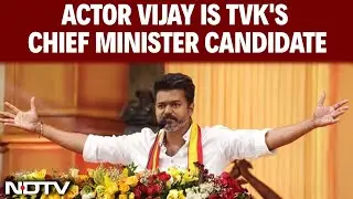 Actor Vijay Is TVK's Official Chief Minister Candidate, Won't Ally With BJP