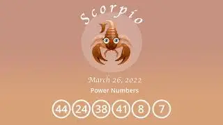 Scorpio horoscope for March 26, 2022