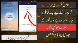 Insaf Imdad App CM Punjab ROZGAR Scheme 2020 insaf imdad Program Application