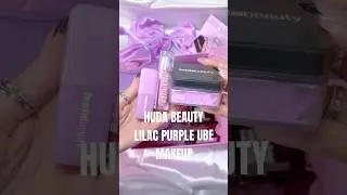 NEW HUDA BEAUTY PURPLE POWDER, PURPLE BLUSH, ube collection #makeuptrends #makeuphacks
