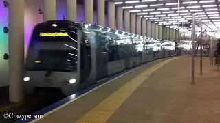RET metro 2*SG3 (5613-5612) lijn E, vertrek Rotterdam Centraal naar Den Haag Centraal