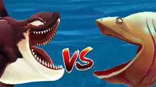 Hungry Shark World - Killer Whale vs Basking Shark - Unlocking All 34 Sharks - Android / iOS