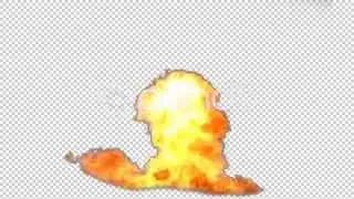 Explosion - Pre Keyed With Alpha Channel