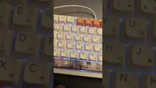 Gundam keycap set in GMMK Pro board, durock V2 stabilizers and L7 linear switches.