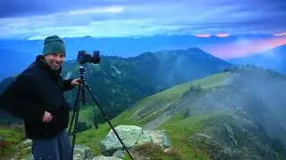 Hiking and Photographing to the Green Mountain Lookout in the North Cascades in Washington State