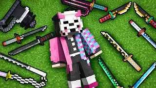 I Collected EVERY Demon Slayer Sword in Minecraft