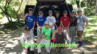 Backyard baseball with friends!!!