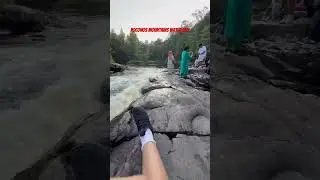 Poconos Mountains waterfall