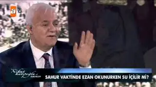 Sahur vaktinde ezan okunurken su içilir mi? - atv