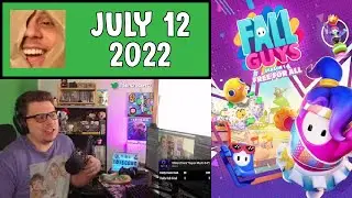 🔴 Fall Guys Gameplay 🔴 AlexNasis VS nicov2k 🔴 July 12, 2022 | Suncracker0 VOD
