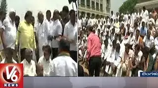 Karnataka Politics | Congress-JDS Hold Protest Against BJP Govt Formation | V6 News