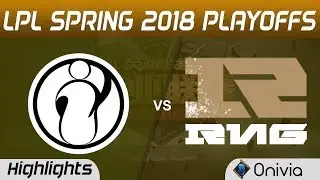 IG vs RNG Highlights Game 5 LPL Spring 2018 Playoffs Invictus Gaming vs Royal Never Give Up by Onivi