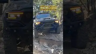 🔥 RAM TRX vs. SILVERADO ZR2 BISON vs. POWER WAGON on RUBICON RIDGE | Hot Springs ORV Park (#SHORT) 🔥