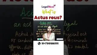 Actus Reus Explained in Criminal Law | Meaning, Definition, Examples & Difference from Mens Rea