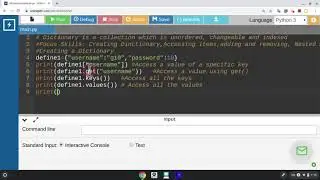 Python Dictionaries