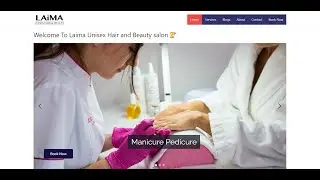 Wordpress Hair & Beauty Salon Theme Website By NonTechBg | Wordpress Astra Theme | Smart Slider 3 |