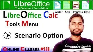 scenario in calc | libreoffice | calc tutorial |libreoffice kya hai | calc tools menu | libre | LB|