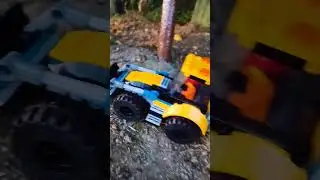 Remastered-Work ahead. First real LEGO work in the forest.Set 60385 😎👈 #bricks #lego #fun #legocity