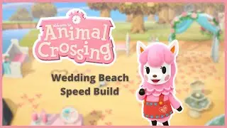 Beach Wedding Area Speed Build (ACNH)
